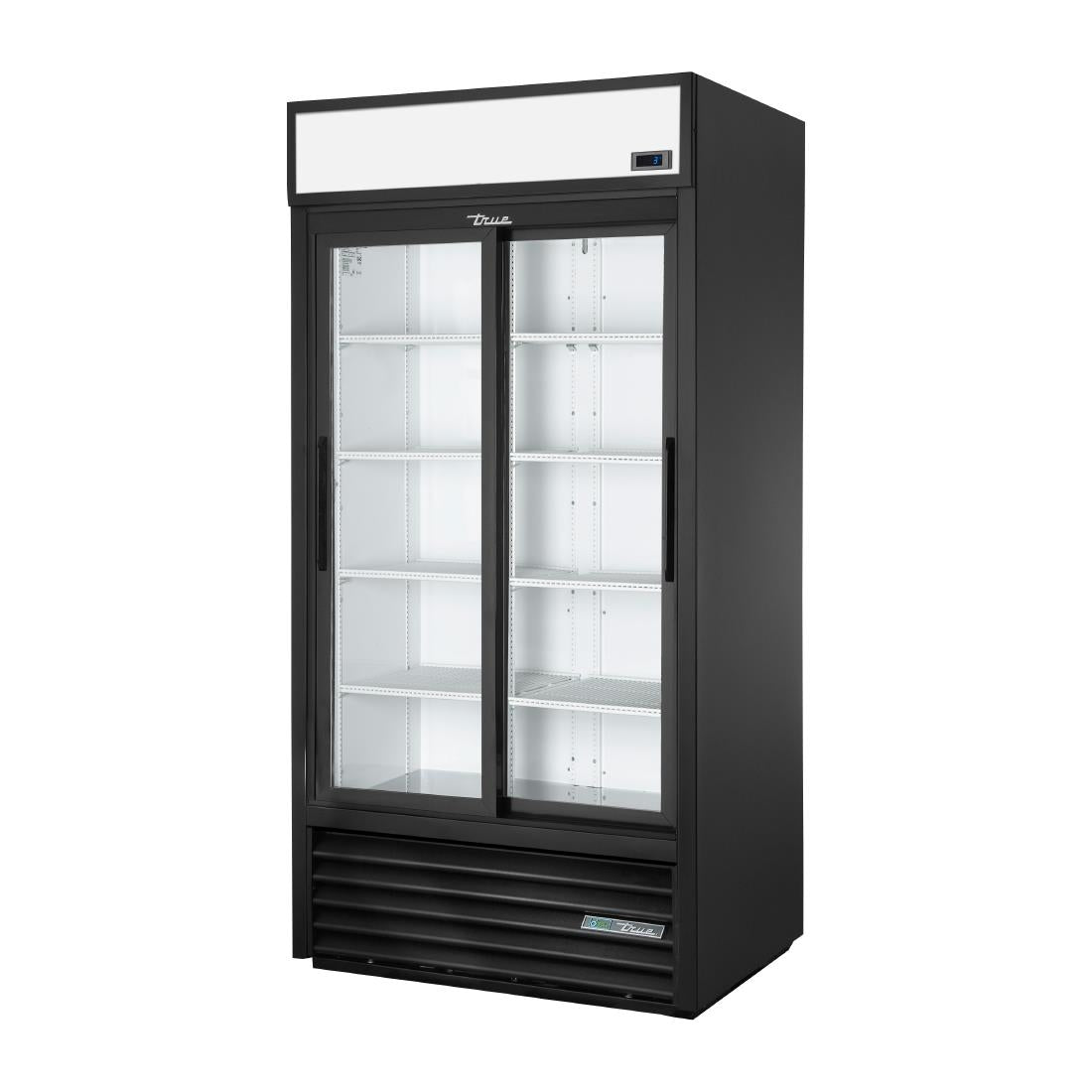 CX785 True Staande Dubbel Deur Merchandiser Koelkast Gdm-33-Hc-Ld Blk