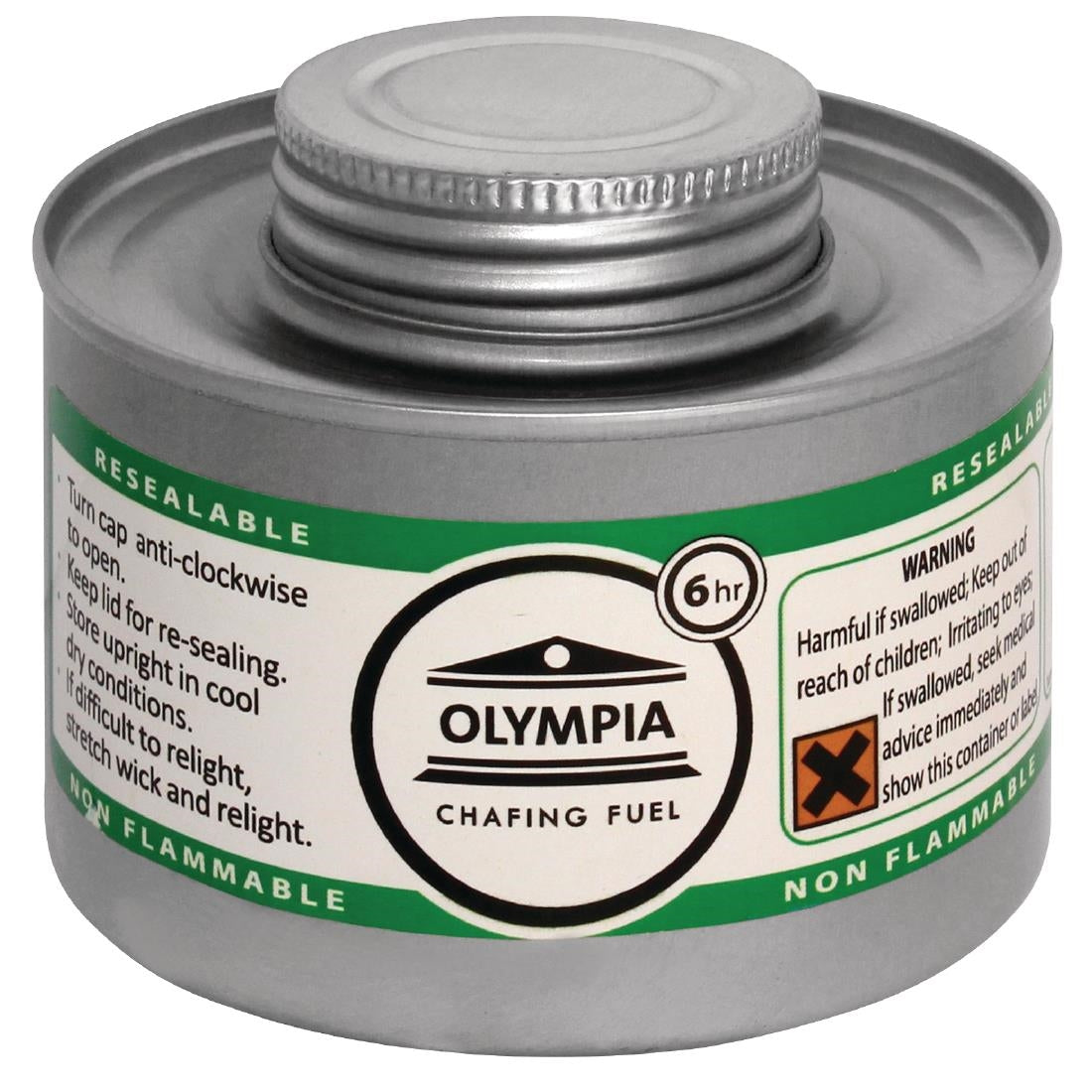 CB735 Olympia vloeibare brandpasta met lont 6 uur (12 stuks)