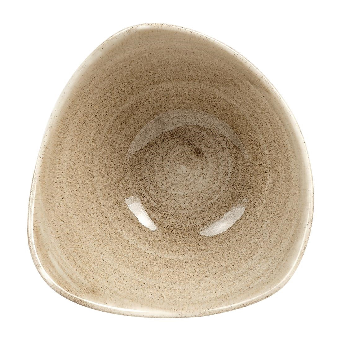 HC796 Churchill Stonecast Patina Antique Taupe Driehoekige Kom 15.2cm (12 stuks)