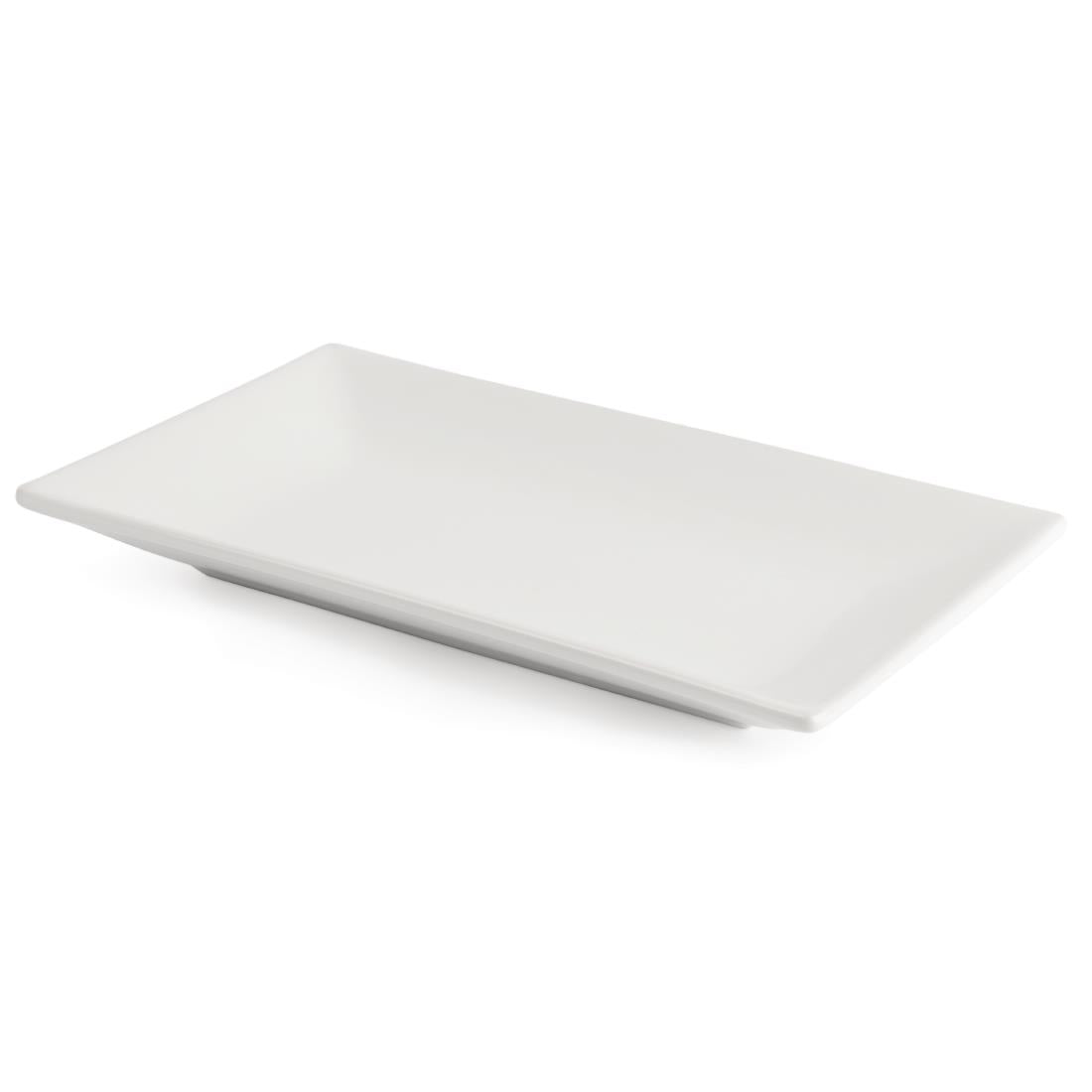 CC894 Olympia Whiteware rechthoekige serveerschalen 25x15cm (4 stuks)