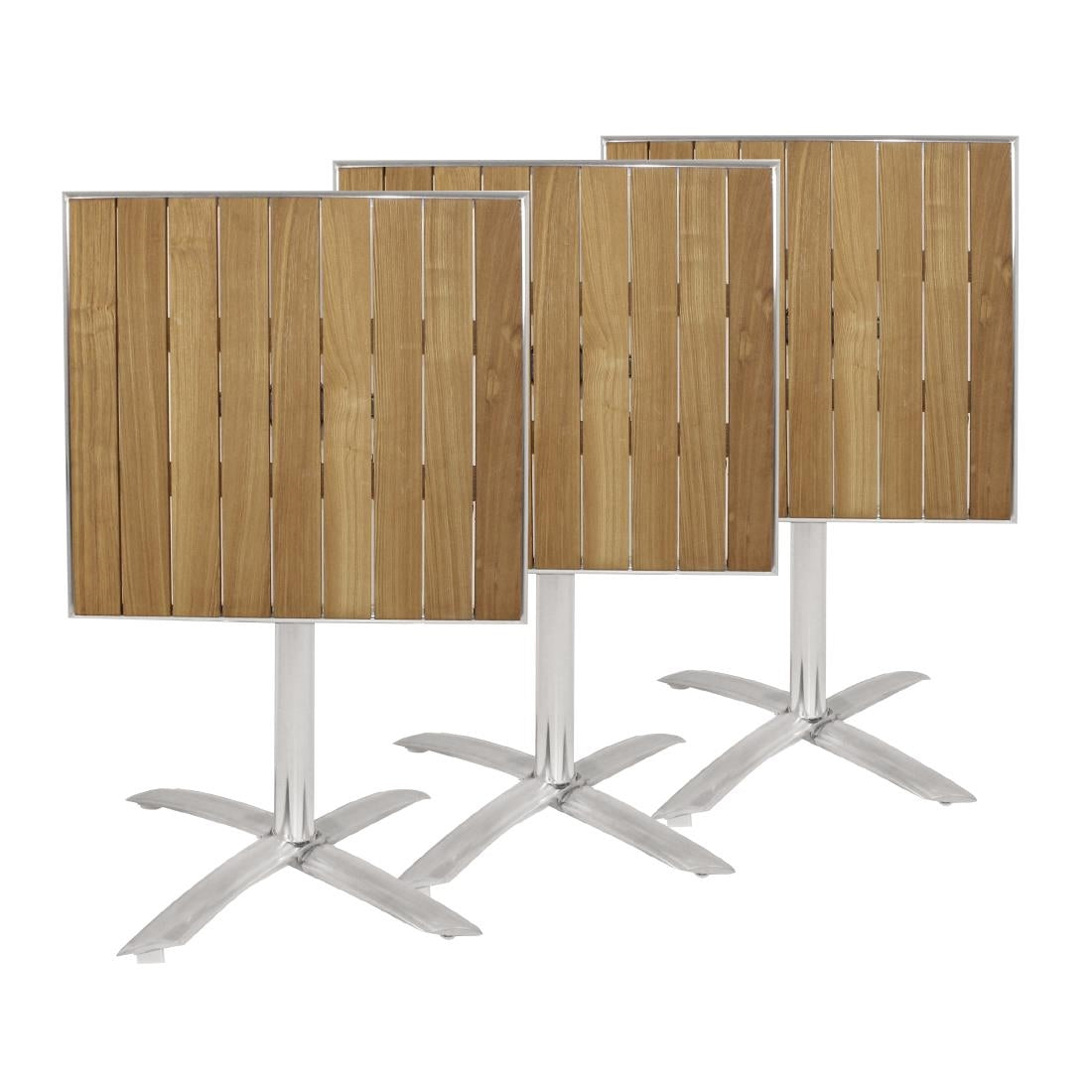 GK991 Bolero essenhouten opklapbare terrastafel vierkant 60cm