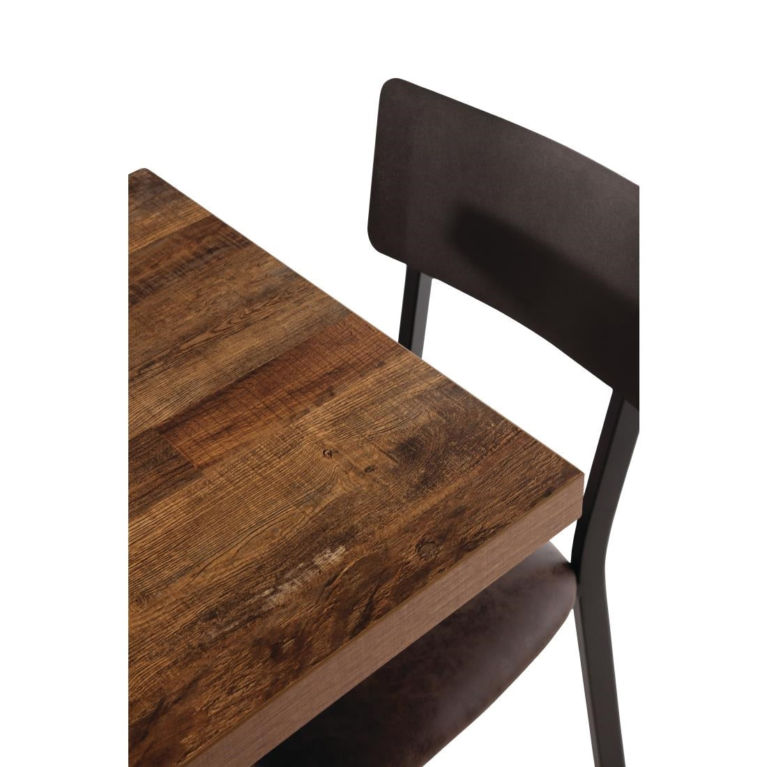 DR823 Bolero vierkant tafelblad Urban Dark 70cm