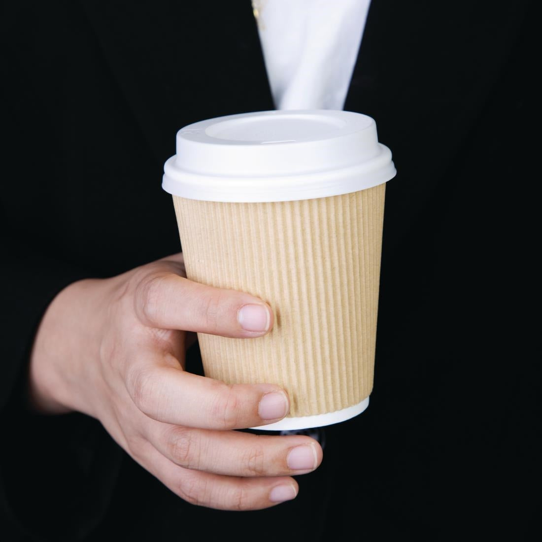 CE256 Fiesta Recyclable deksels voor 23cl koffiebekers (1000 stuks)