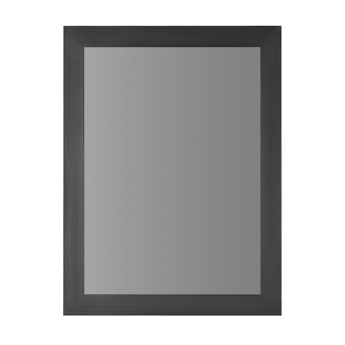 CU990 Olympia wandplaat zwart houten frame 450x600mm