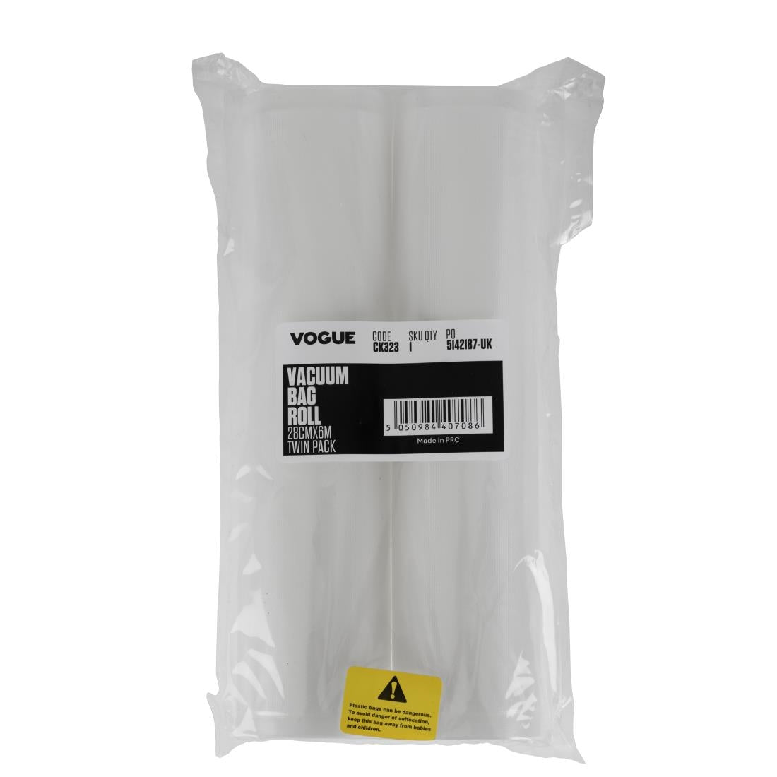 CK323 Vogue vacumeerzak rol 28cm duoverpakking