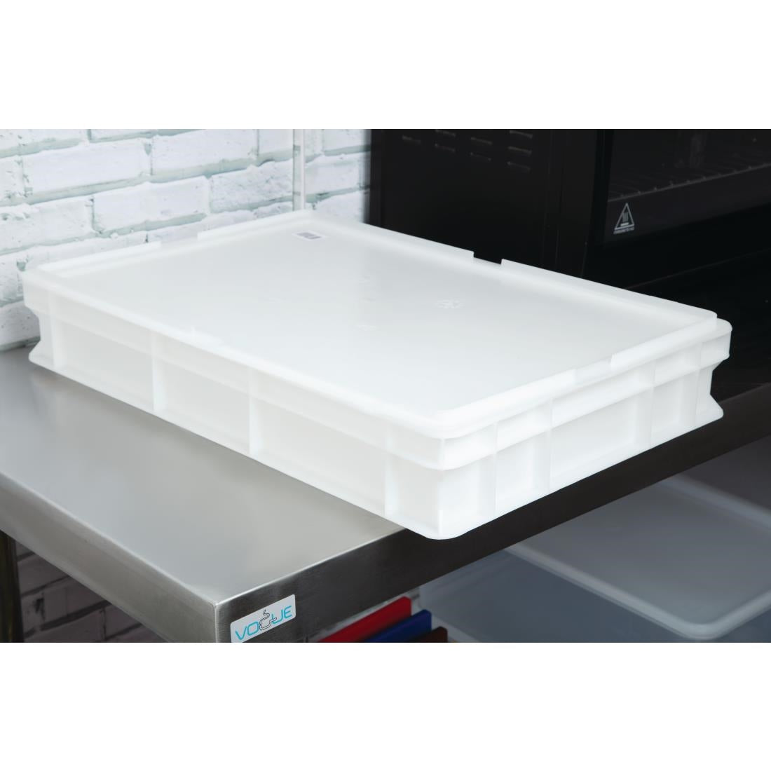 FS332 Cambro polyethyleen deksel voor pizza deegkrat 60x40x2cm