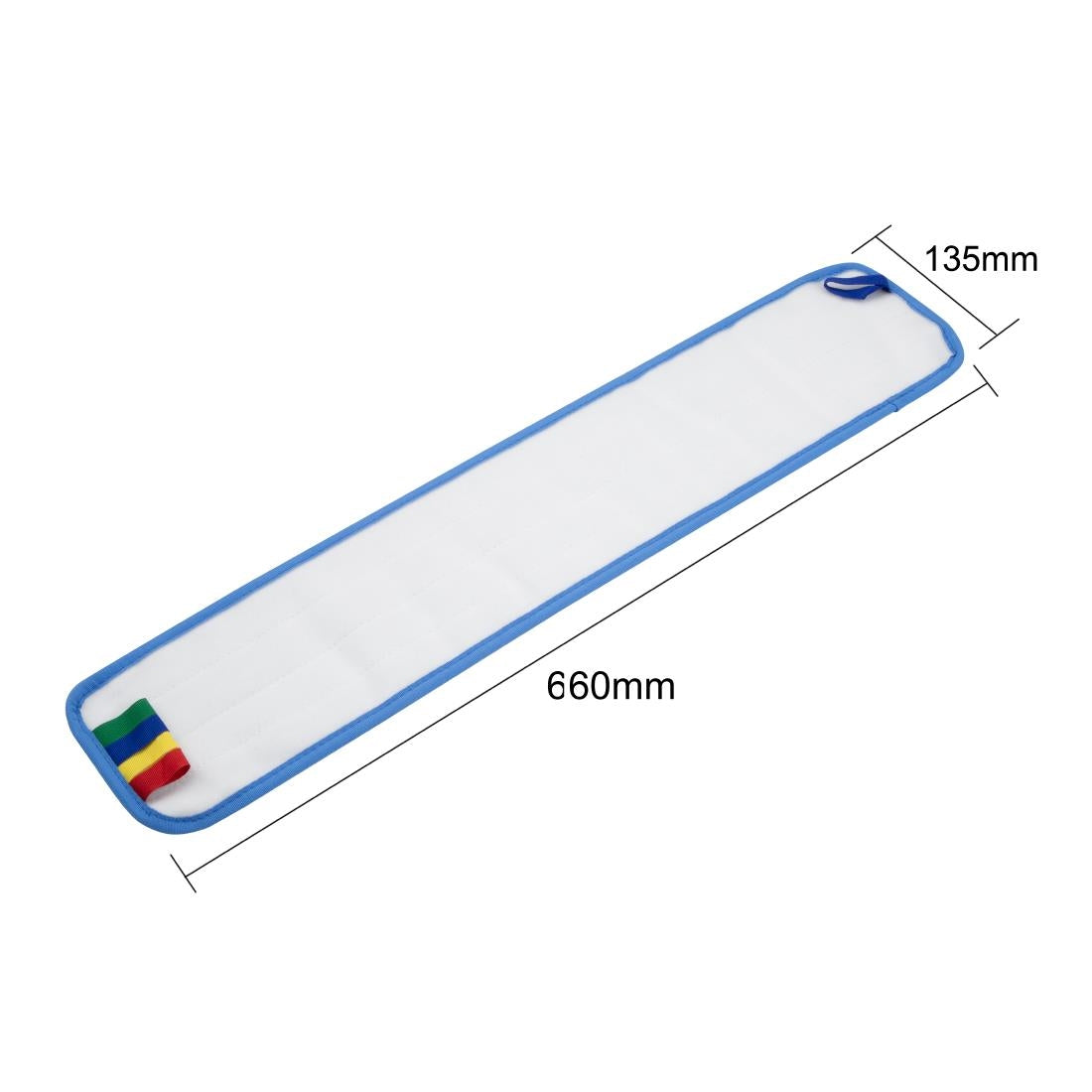 HX238 Jantex 600mm Platte Mop Hoofd Microvezel Pad