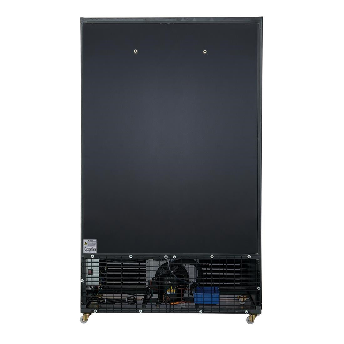 GM814 Polar G-Series Rechtopstaande Schuifdeur Displaykoeling met Lichtbak 950Ltr Zwart
