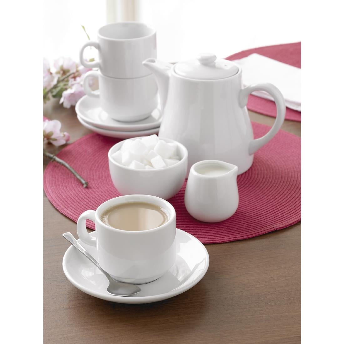 C204 Olympia Whiteware melkkannetjes 8,5cl (12 stuks)