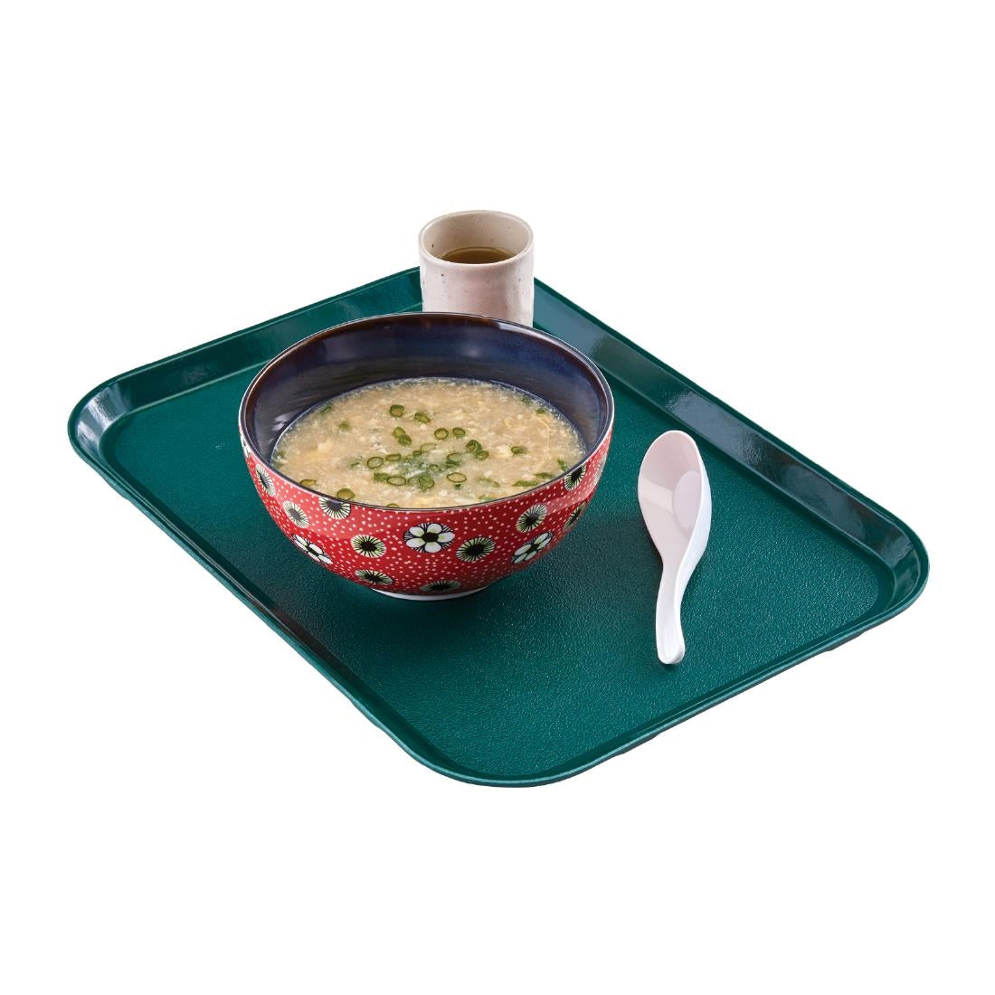 DS519 Cambro epictread glasvezel rechthoekig antislip dienblad groen 415mm
