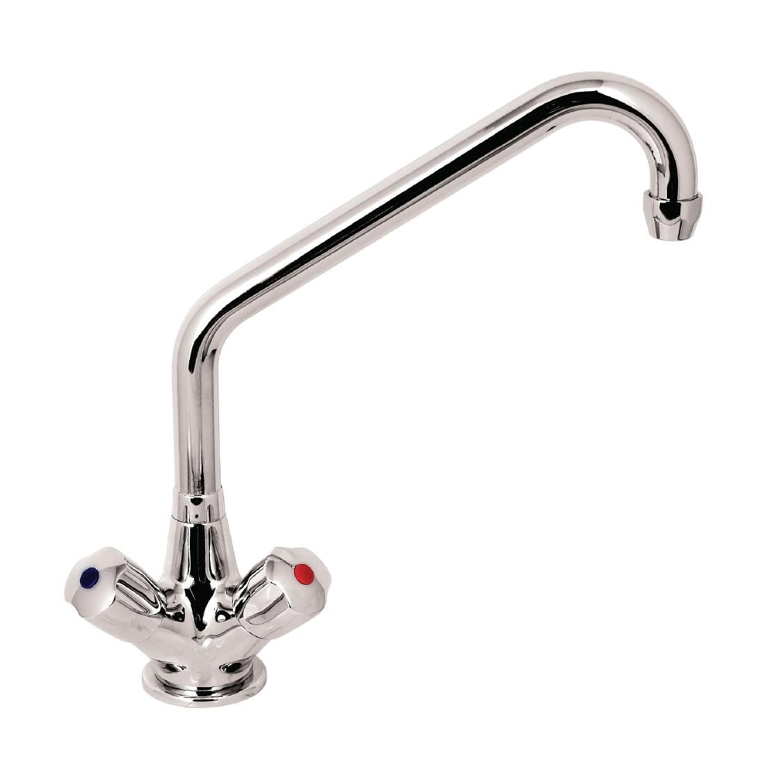 DY375 Gastro M heavy duty monobloc mengkraan met draaiknoppen en kraan van 25cm