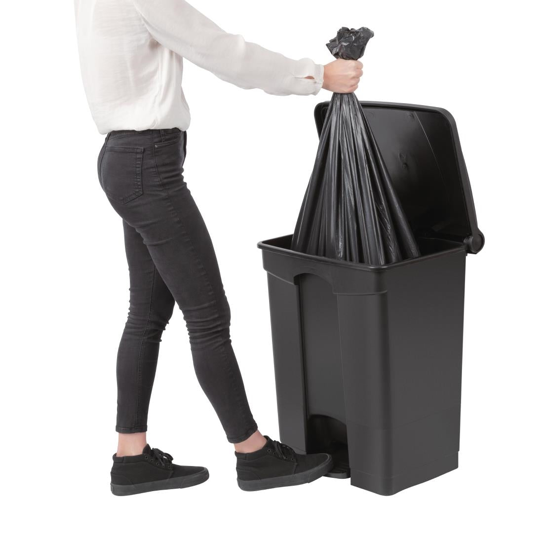 CW723 Jantex pedaalemmer 65Ltr zwart