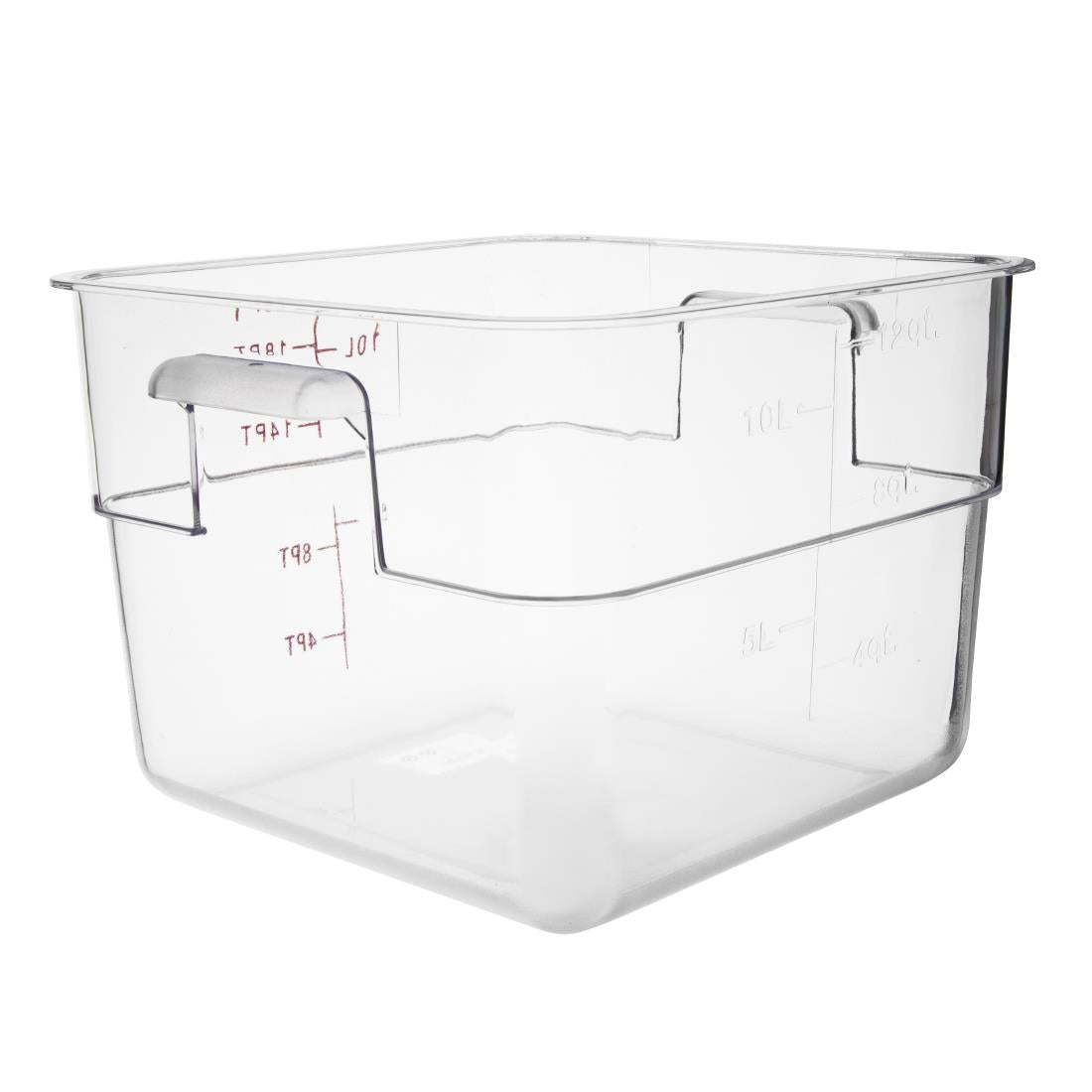 CF024 Hygiplas polycarbonaat voedseldoos vierkant 10L