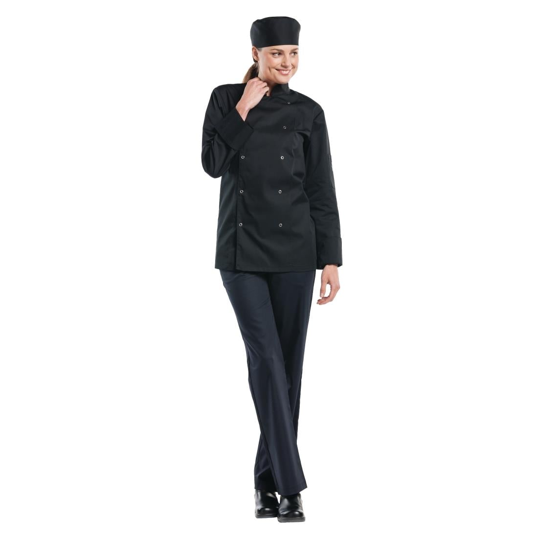 B507-M Chaud Devant Hilton Poco koksbuis lange mouw zwart M