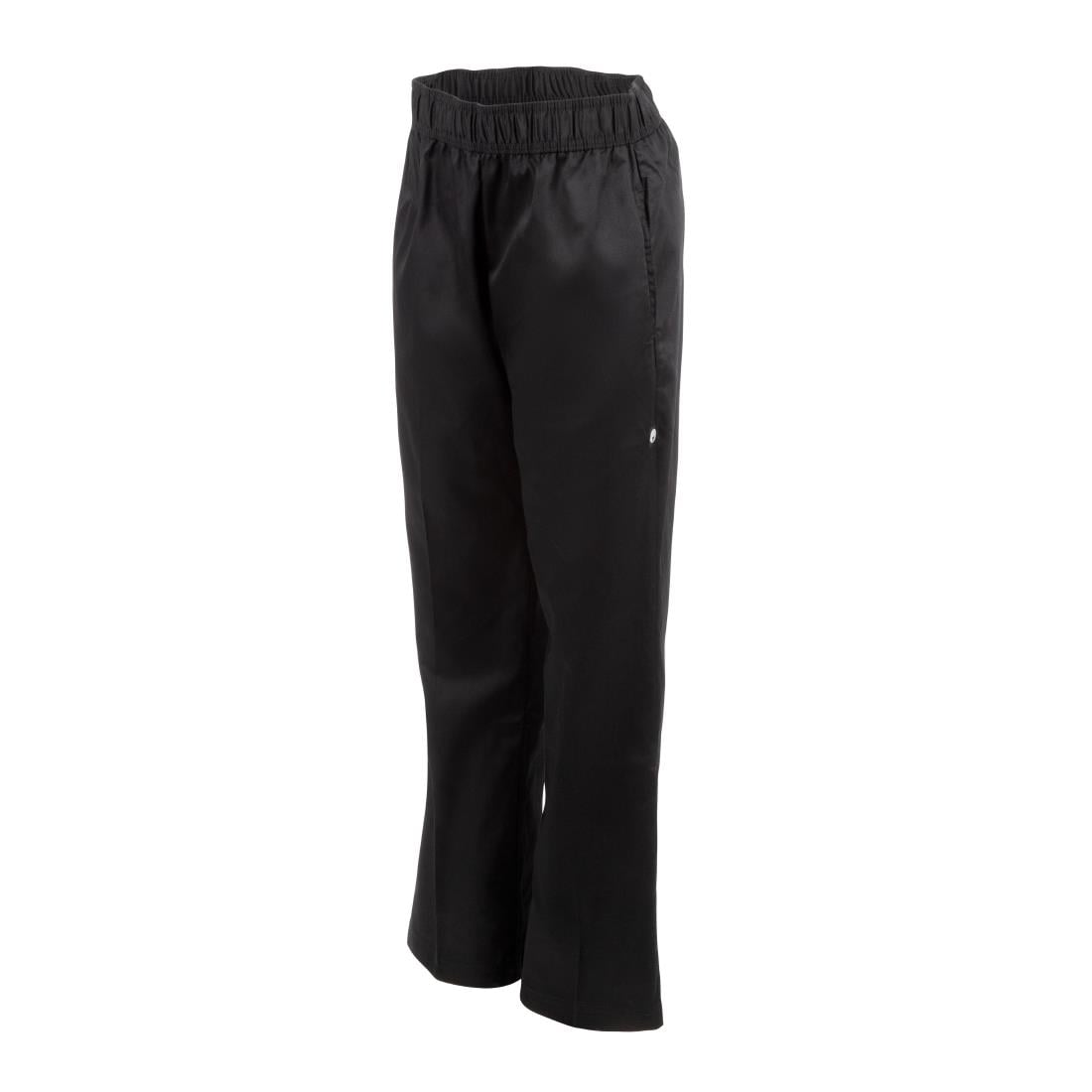 B223-S Chef Works Basic Baggy dames koksbroek zwart S