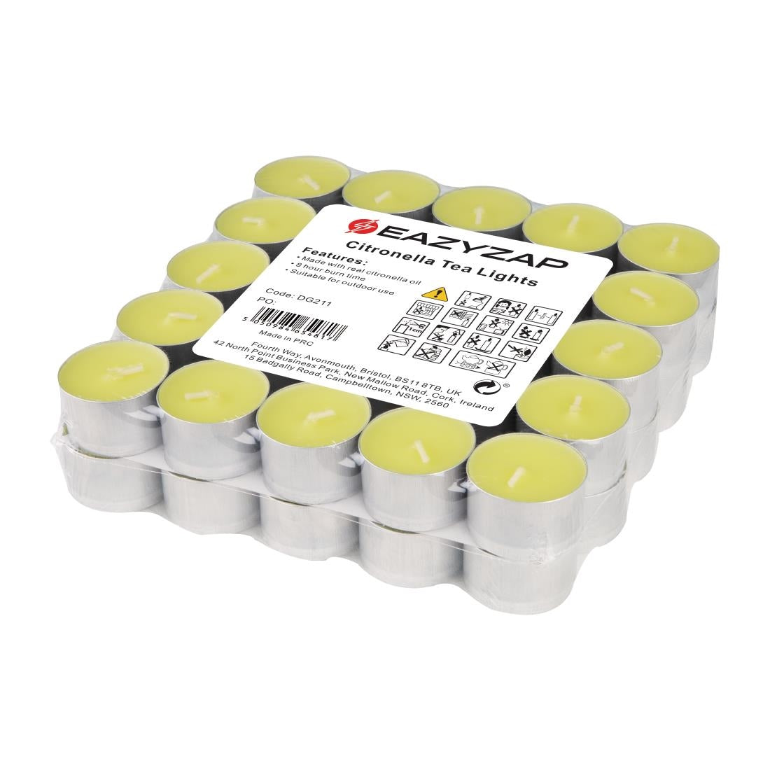 DG211 Eazyzap Citronella Theelichtjes (50 stuks)