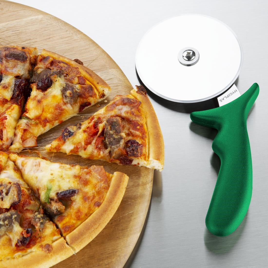 CC408 Hygiplas pizzawiel groen 10cm