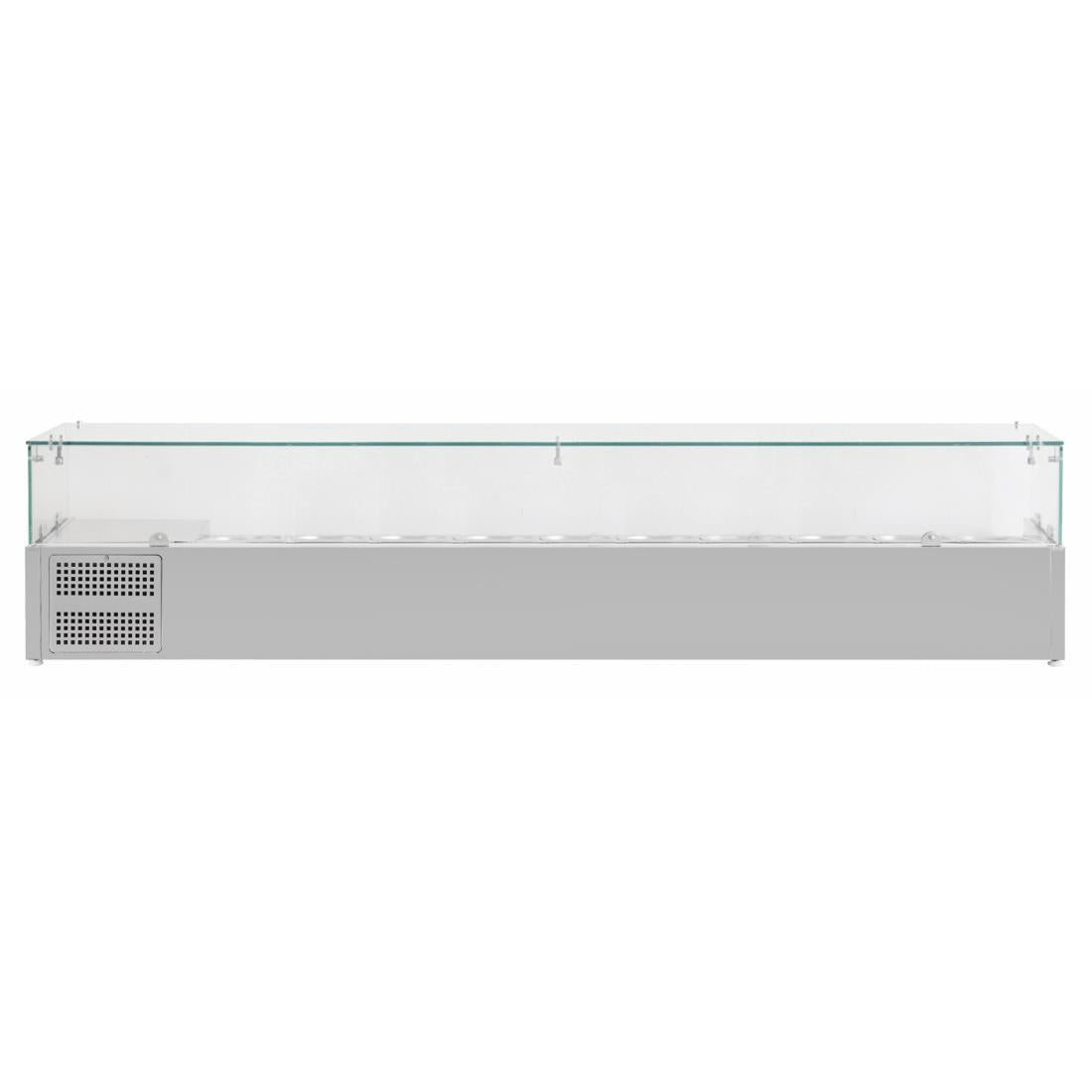 G611 Polar G-serie opzetkoelvitrine 10x GN 1/4