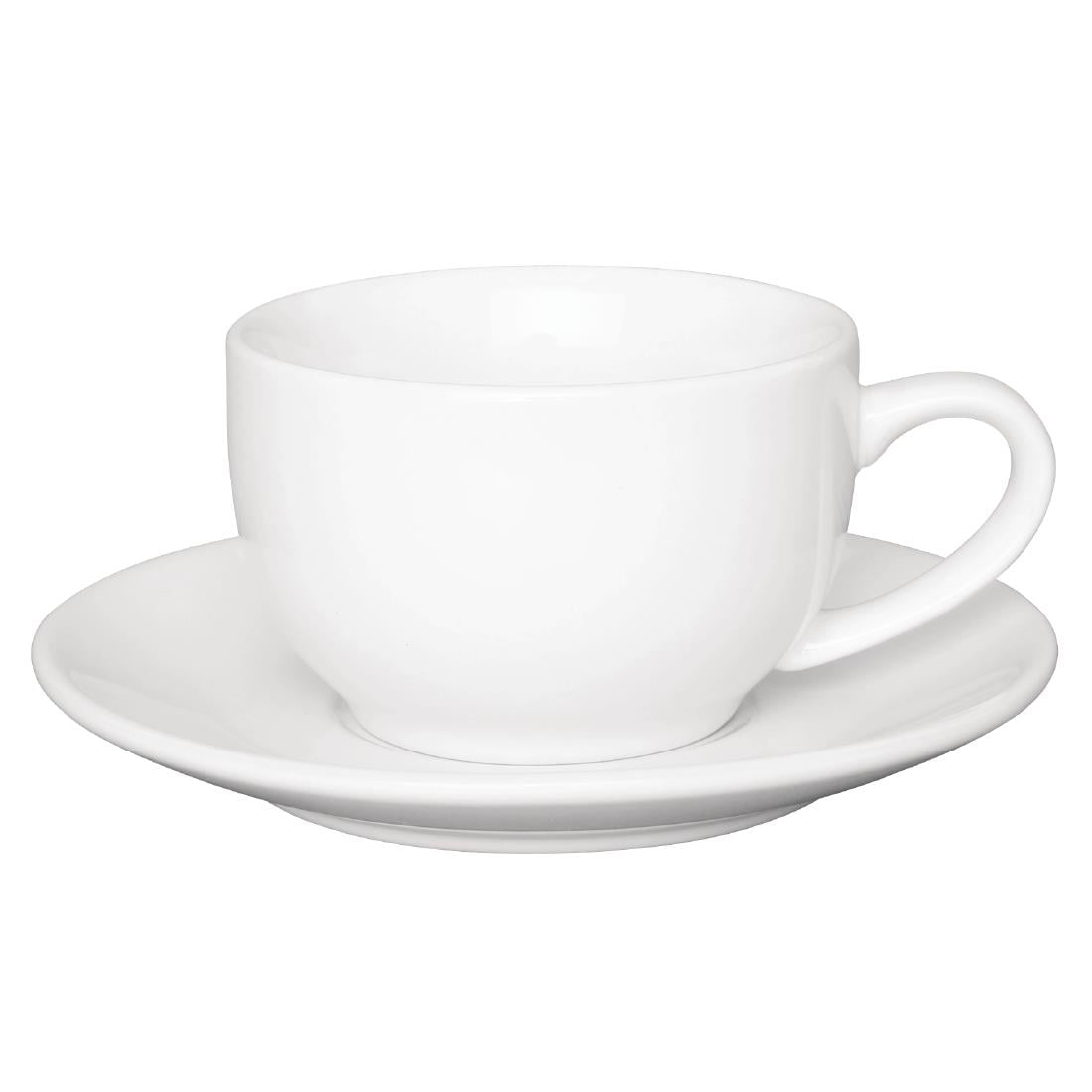 GK074 Olympia Café koffiekoppen wit 23cl (12 stuks)