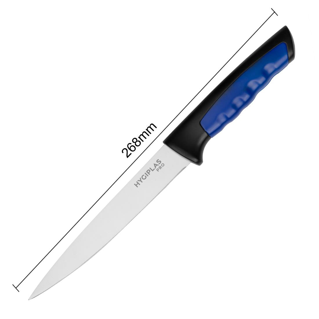 JD220 Hygiplas Pro fileermes blauw 15cm