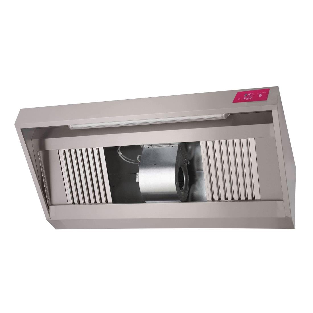 GN196 Gastro M RVS afzuigkap met motor 54x200x90cm