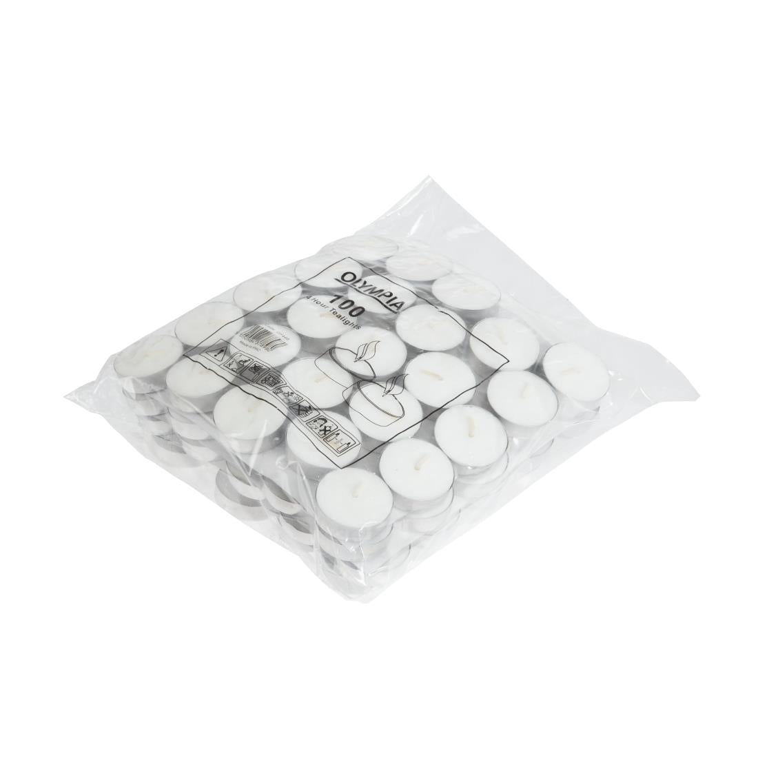 GF448 Olympia theelichten 4 uur (100 stuks)