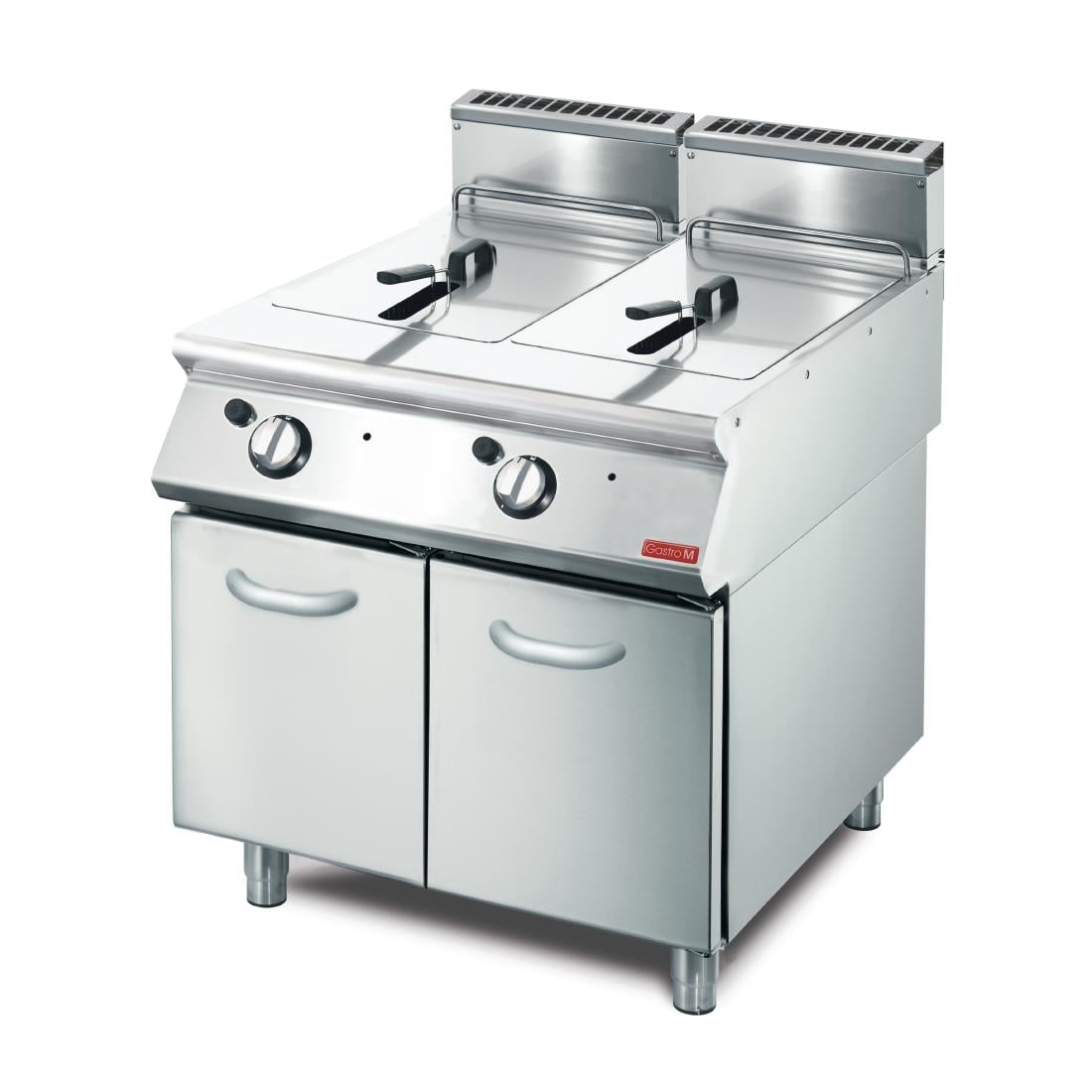 GL932 Gastro M 700 gas friteuse 2x 13Ltr 70/80 FRG