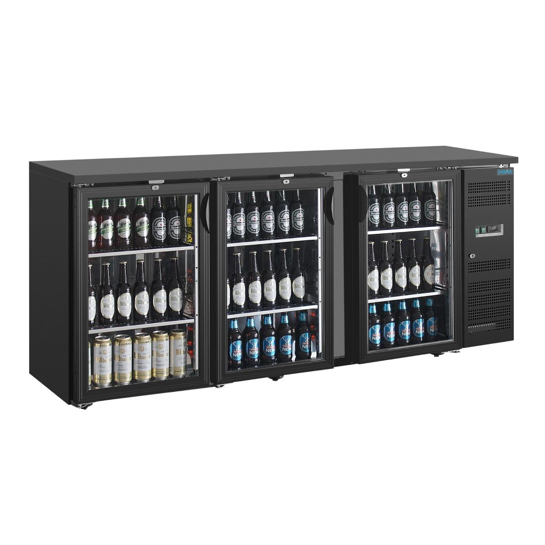 UA022 Polar U-serie premium 3-deurs barkoeling 355Ltr