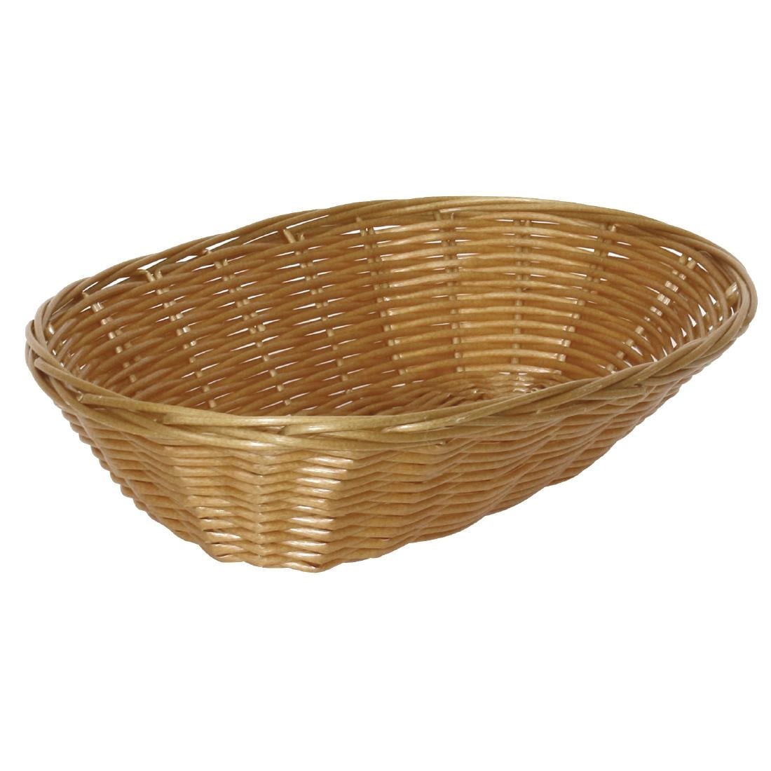 T364 Olympia ovale polyrotan tafelmandjes (6 stuks)