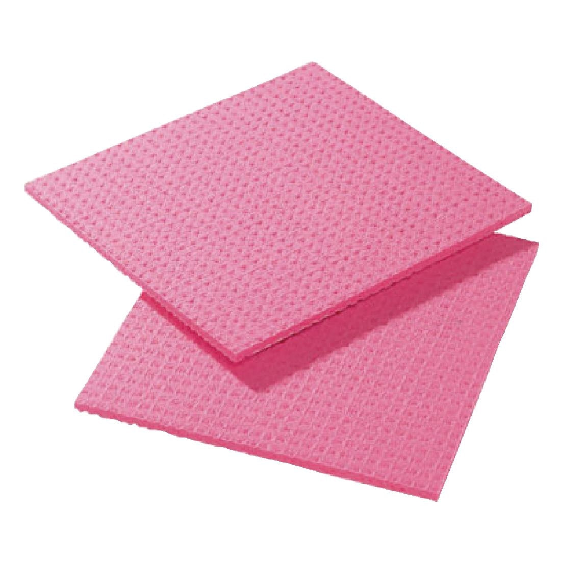 CD813 Spongyl sponsdoekje rood (10 stuks)