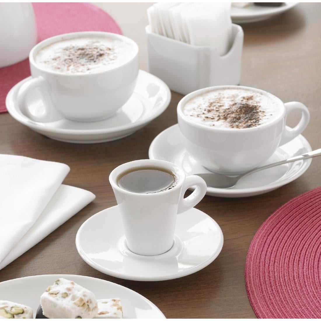 Y111 Olympia Whiteware conische espressokopjes 6cl (12 stuks)