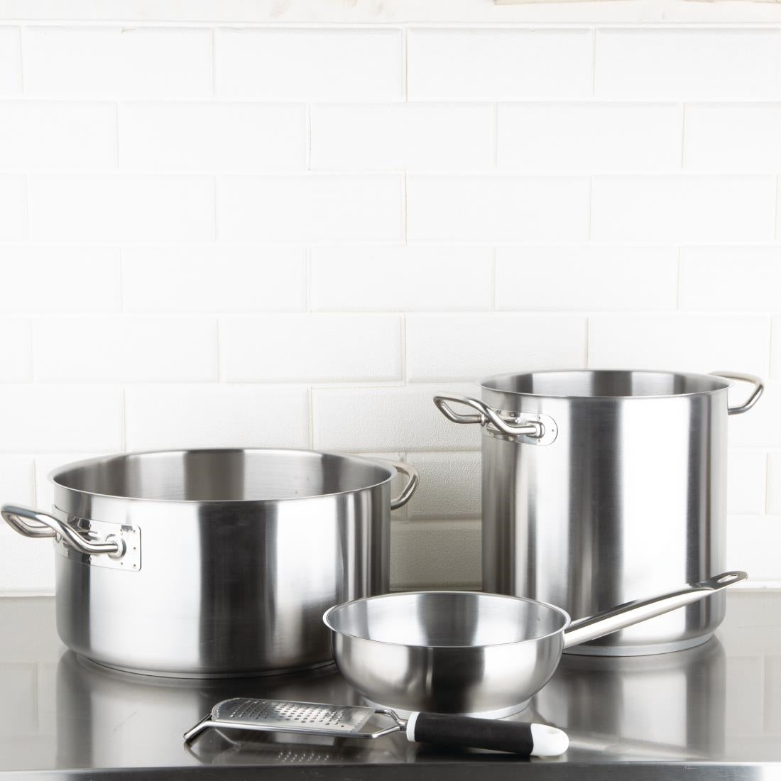 M942 Vogue RVS inductie kookpan 32cm 12,5Ltr