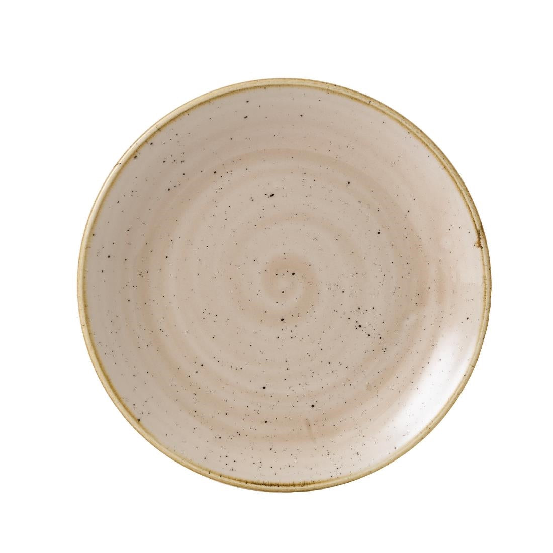 GR937 Churchill Stonecast Nutmeg Cream Evolve Coupe Bord 16.5cm (12 stuks)