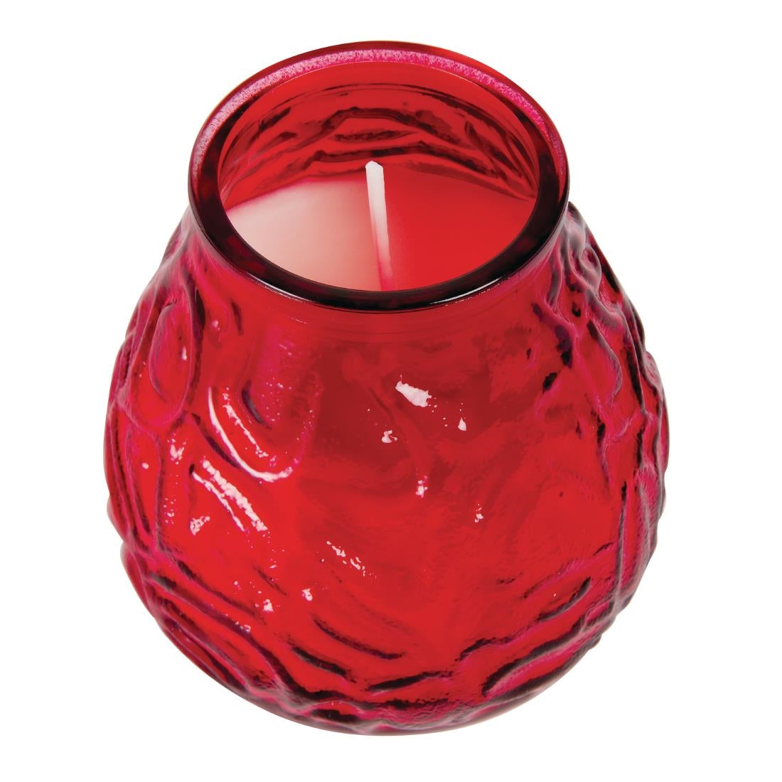 Y197 Bolsius Lowboy kaarsen rood (12 stuks)