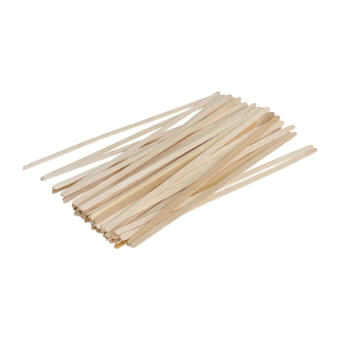 DK390 Fiesta Compostable biologisch afbreekbare houten roerstaafjes 19cm (1000 stuks)