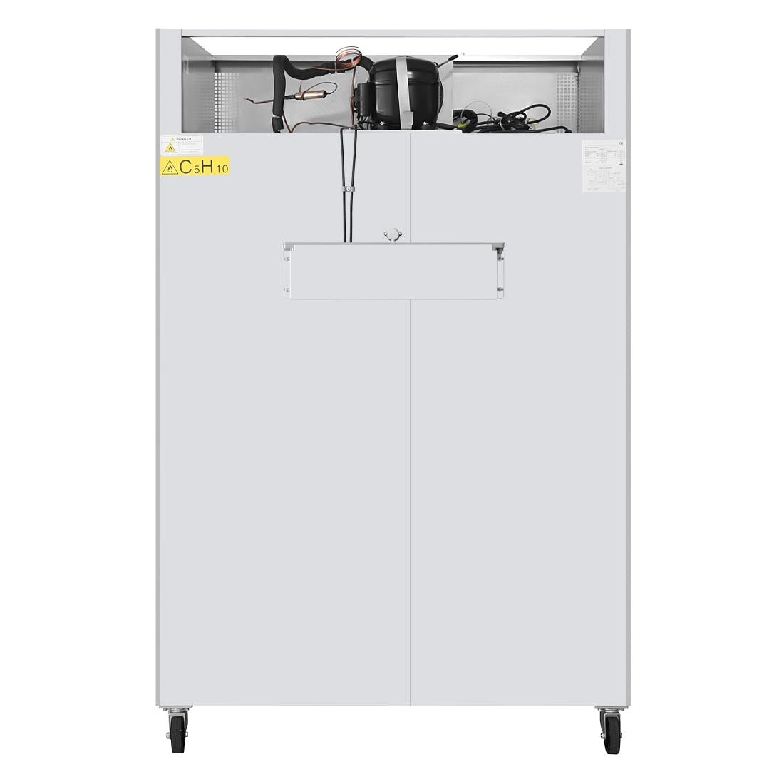 PG594 Polar G-Serie dubbeldeurs staande koelkast met geforceerde lucht 1200Ltr