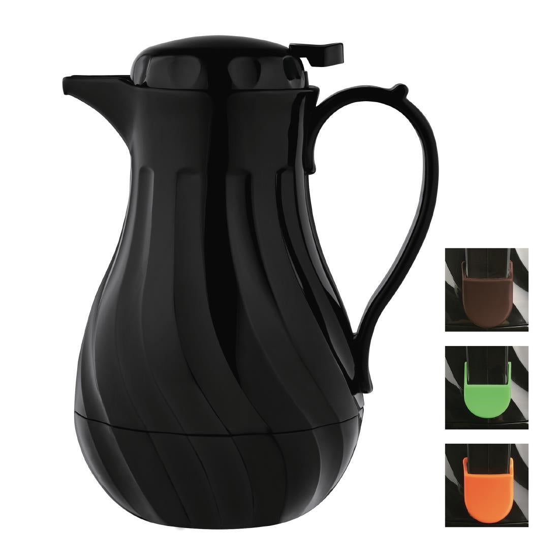 GL970 Olympia Swirl thermoskan zwart 2Ltr