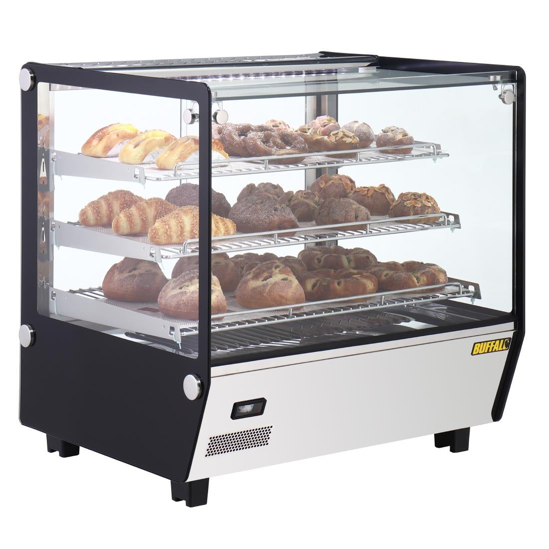 HW923 Buffalo Vierkante Aanrecht Geverwarmde Display Merchandiser 120Ltr