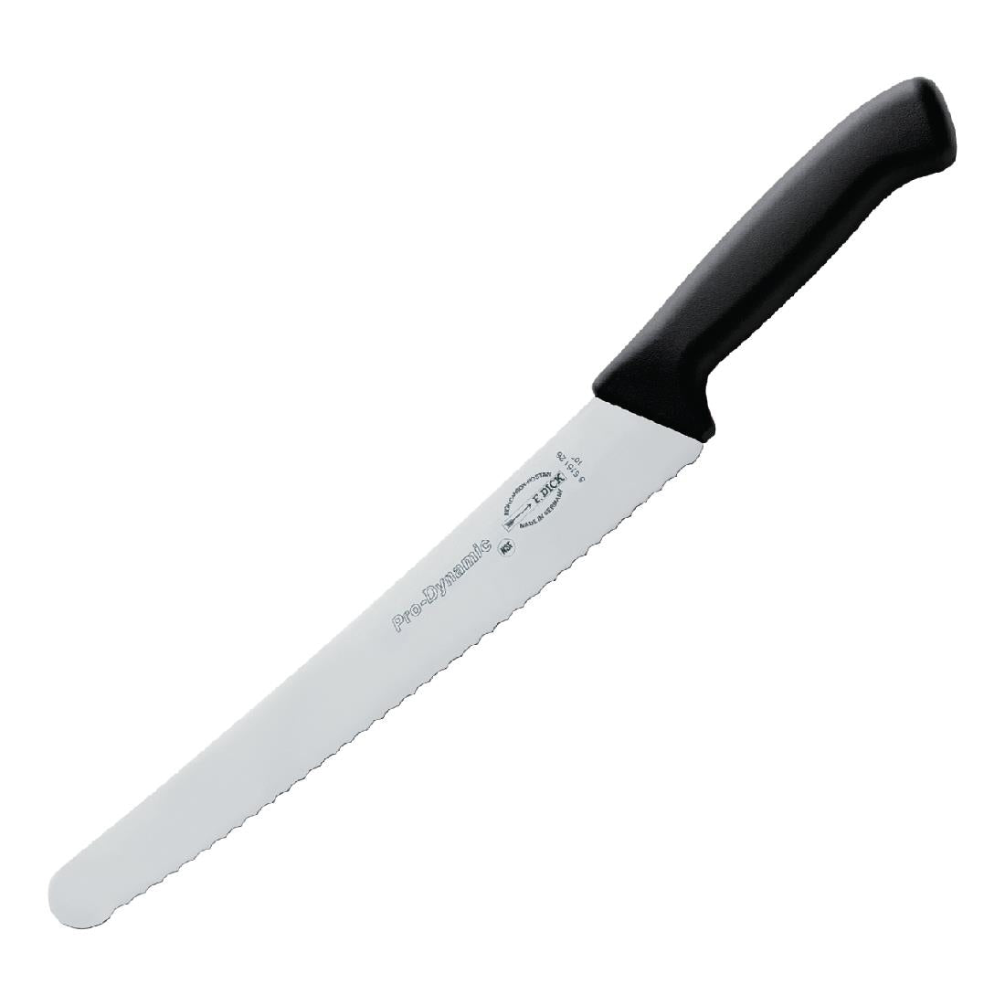 DL377 Dick Pro Dynamic HACCP gekarteld bakkersmes zwart 25,5cm