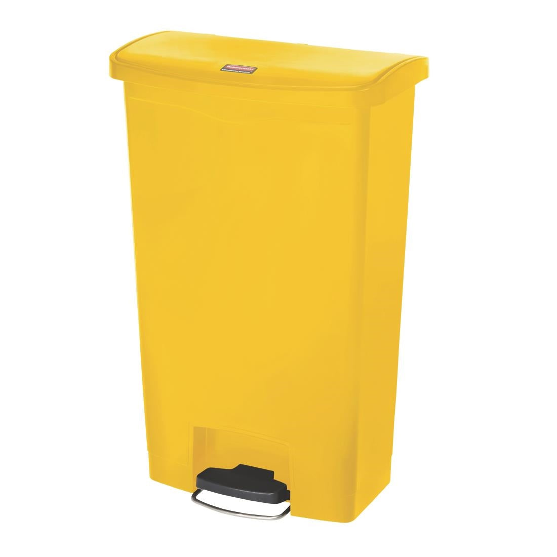 CW589 Rubbermaid Slim Jim Front Step pedaalemmer 68Ltr geel