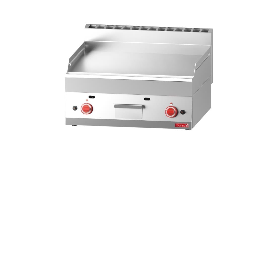 GN060 Gastro M 650 gas bakplaat 65/70 FTG-CR gladde verchroomde plaat