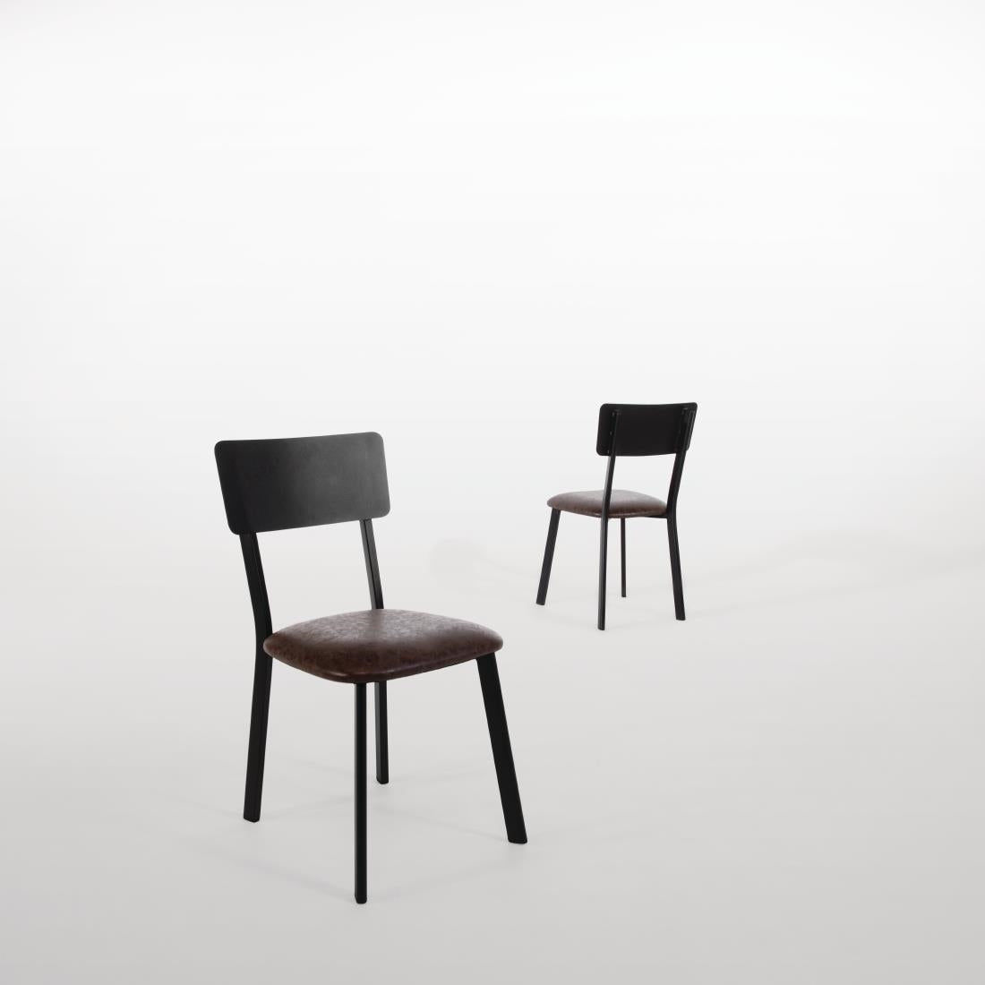 DR301 Bolero vintage stoel mokka (4 stuks)