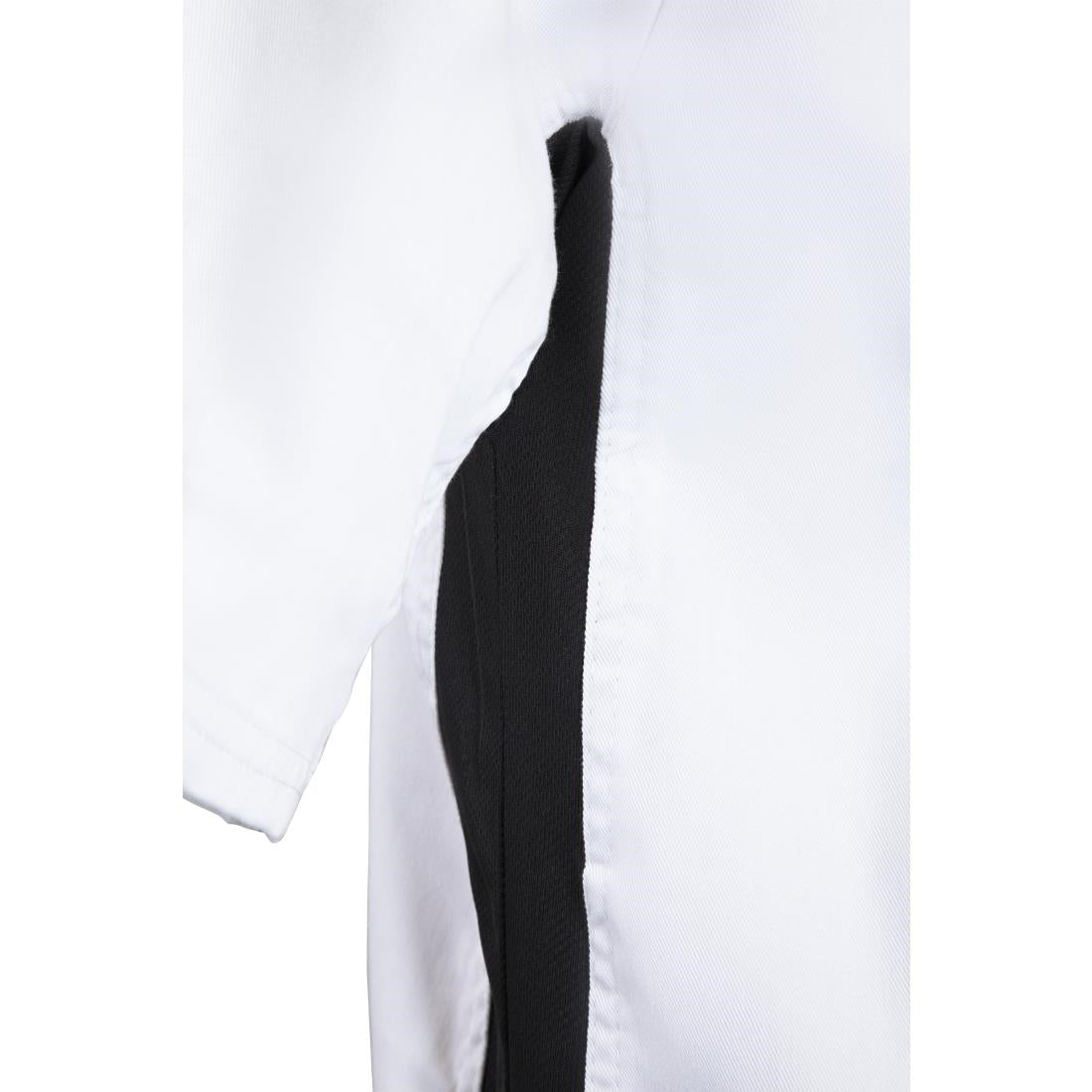 A928-XL Whites Nevada koksbuis wit met zwart contrast XL