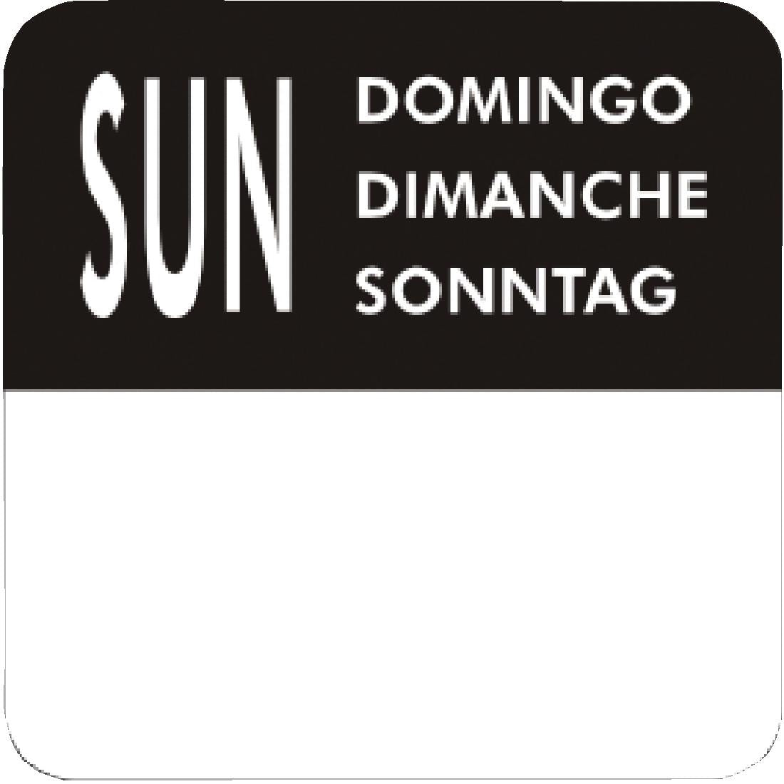 S151 Vogue weekset verwijderbare dagstickers (7000 stuks)