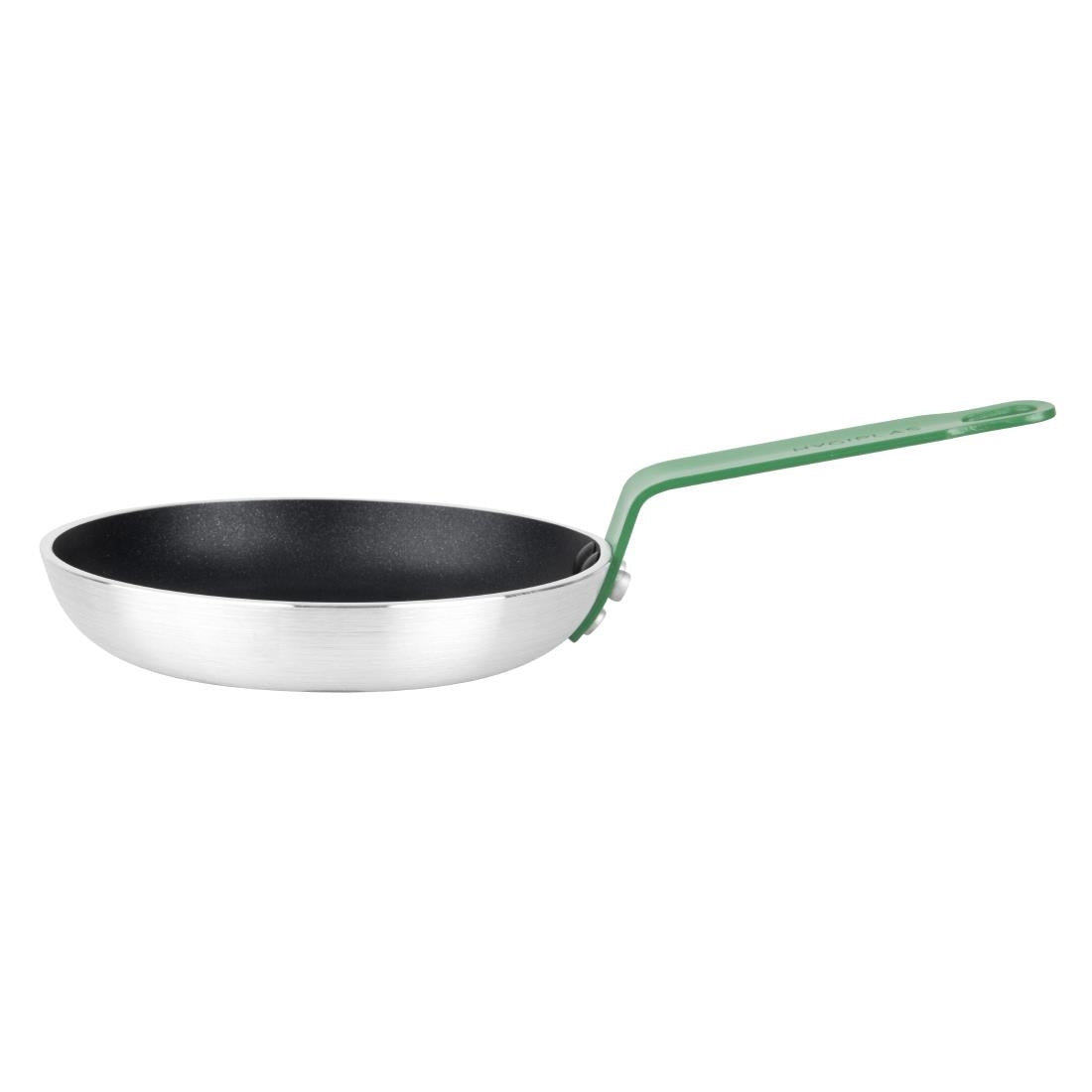FB470 Hygiplas Teflon Platinum Plus anti-aanbak koekenpan 200mm groen handvat