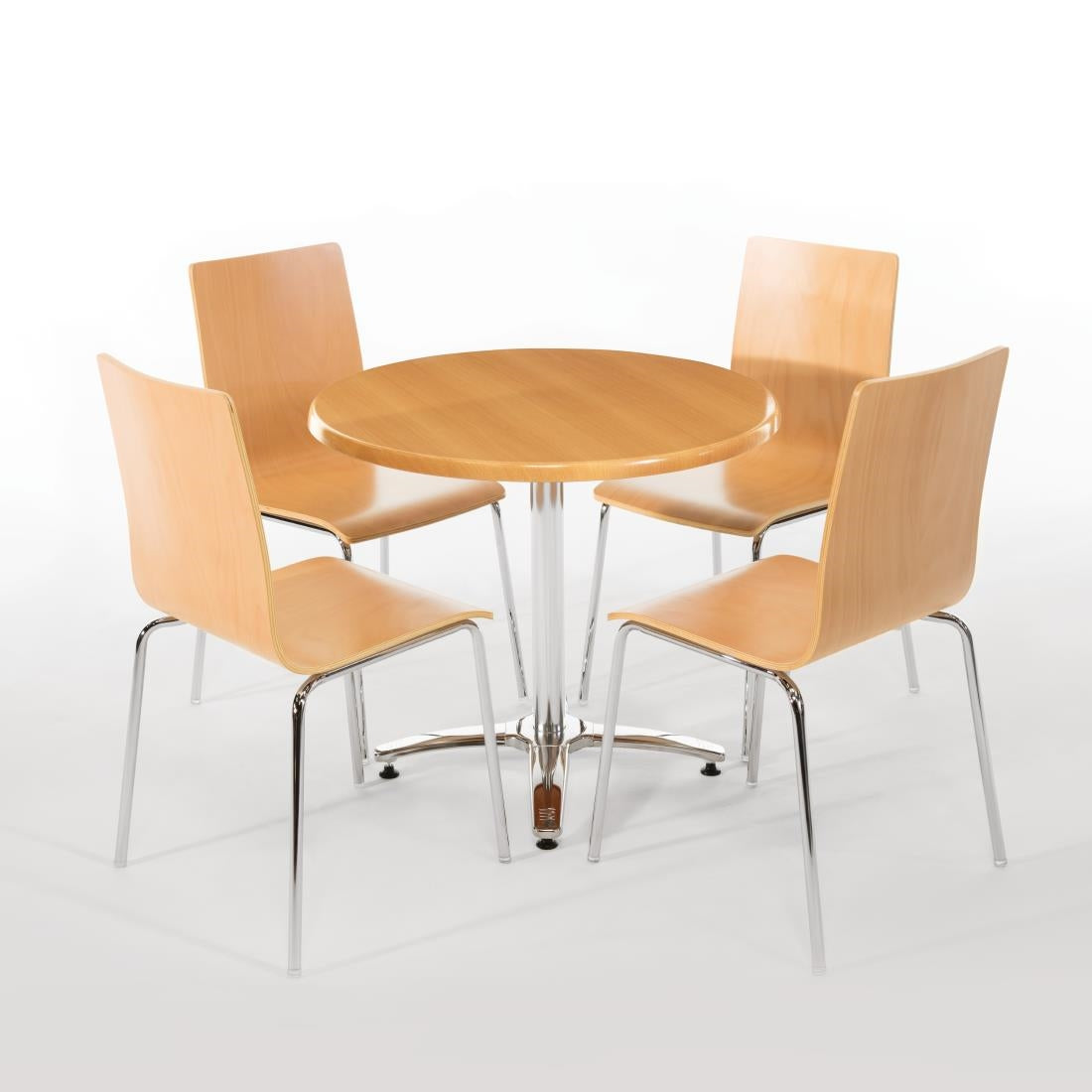 DN641 Bolero aluminium tafelpoot 68(h) x 65(b)cm