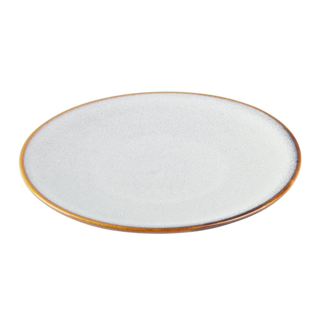 FU189 Olympia Drift Grijze Effen Coupe Borden 180mm (6 Stuks)