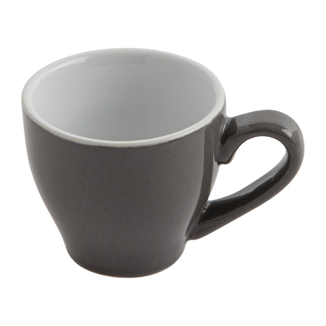 GK072 Olympia Café espressokoppen grijs 10cl (12 stuks)