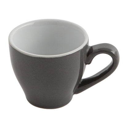 GK072 Olympia Café espressokoppen grijs 10cl (12 stuks)