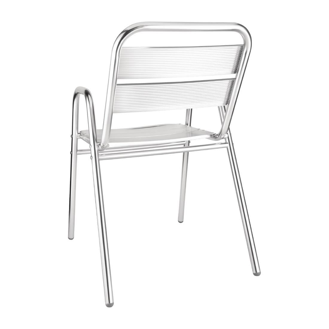U501 Bolero stapelbare aluminium stoelen (4 stuks)
